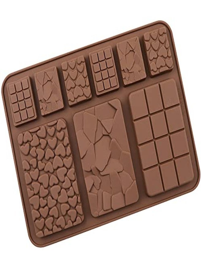 Vedini Silicone 9 Cavity Multi Bar Chocolate Mold/Chocolate Making And Shaping Mould/Waffle Shape Chocolate Mould For Jelly, Candy, Fondant Jkb-638, 50 x 50 x 50 Miimeters - Image 5